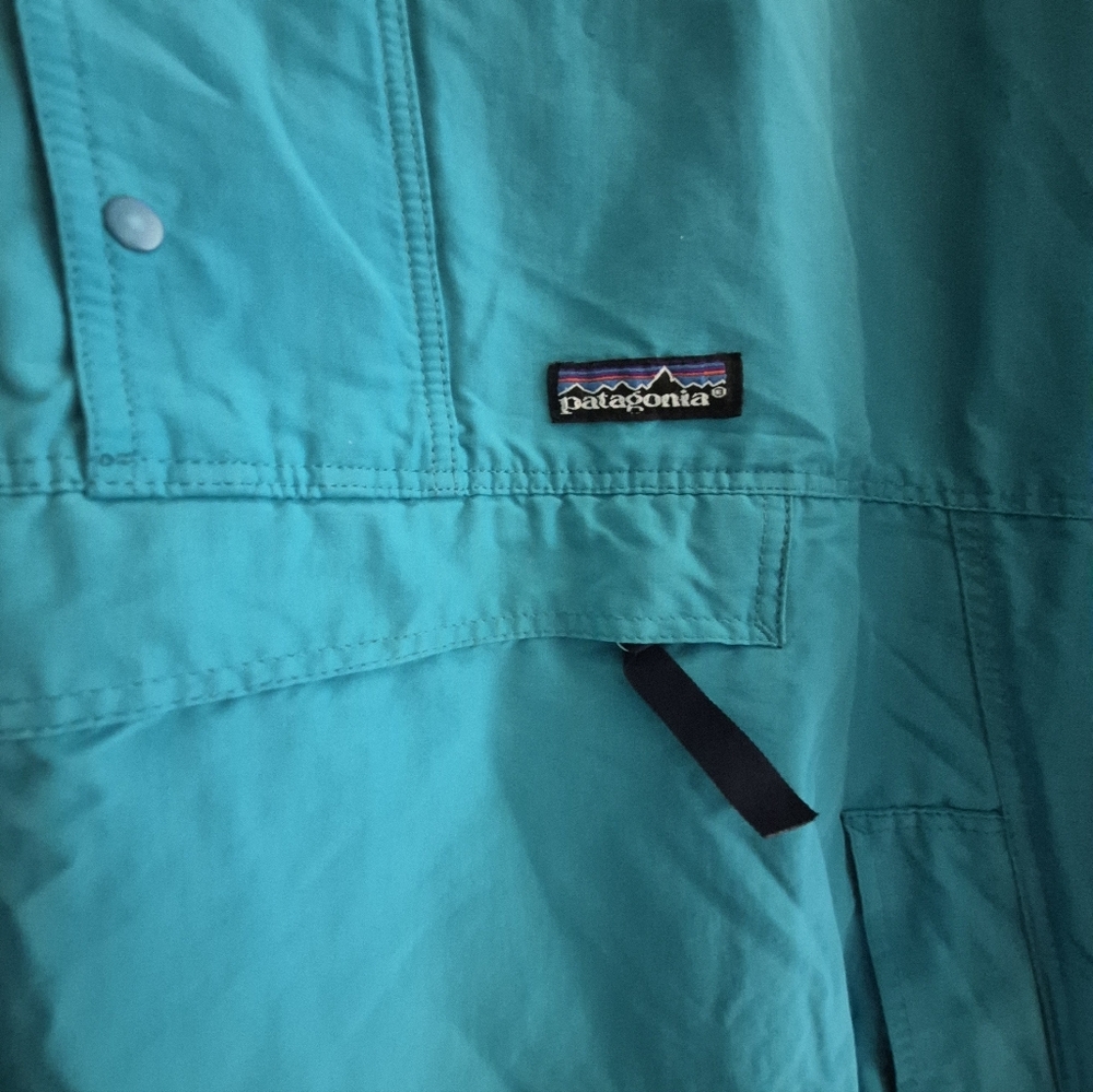 Vintage Patagonia Half Zip Windbreaker Jacket Teal Size XL - Picture 3 of 7